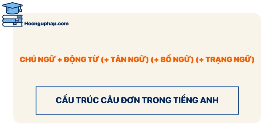 Cấu trúc câu đơn trong tiếng Anh